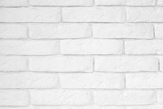 White brick wall retro background