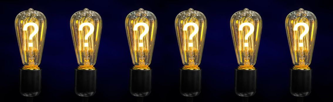 The sign of the world currency is inside of the retro lamps.