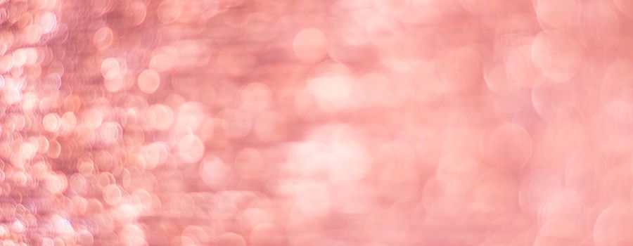 Pink abstract background with bokeh defocused lights