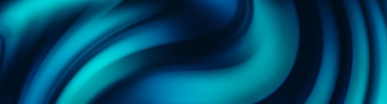 blue horizontal dark waves background