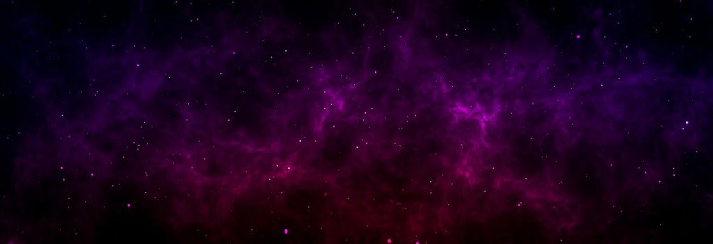 deep space with stars panoramic scene background