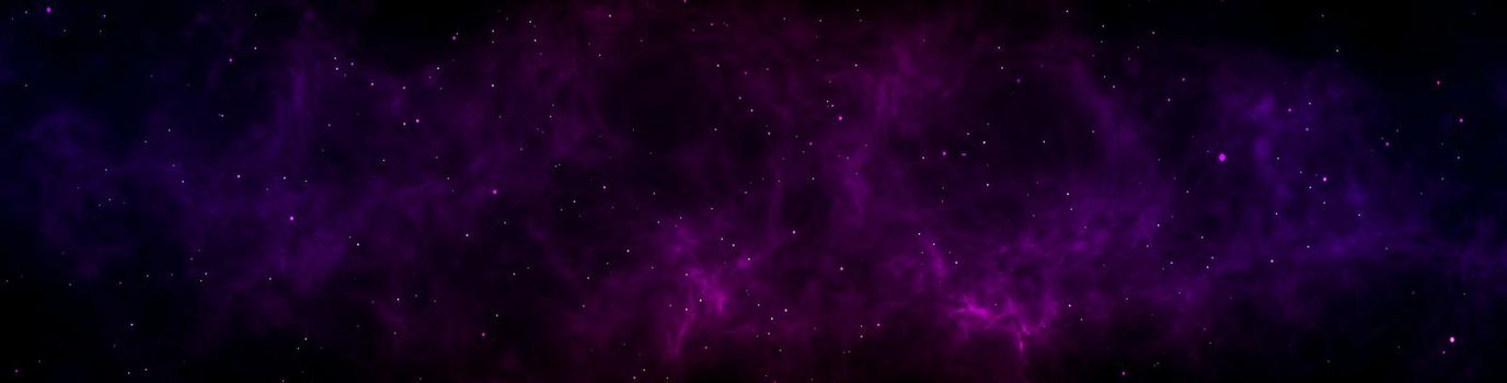 deep space with stars panoramic scene background