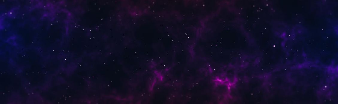 deep space with stars panoramic scene background