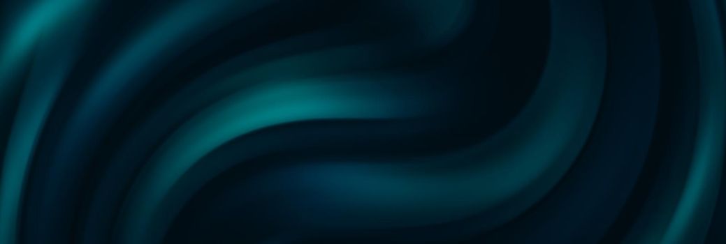 blue horizontal dark waves background