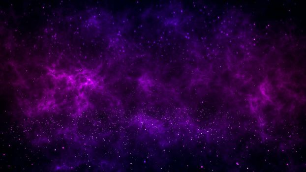 purple space background milky way shines on the whole galaxy