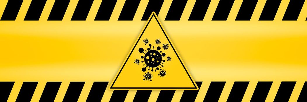 Caution lines backgrounds Sign icon caution coronavirus Stop biology bacteria coronavirus