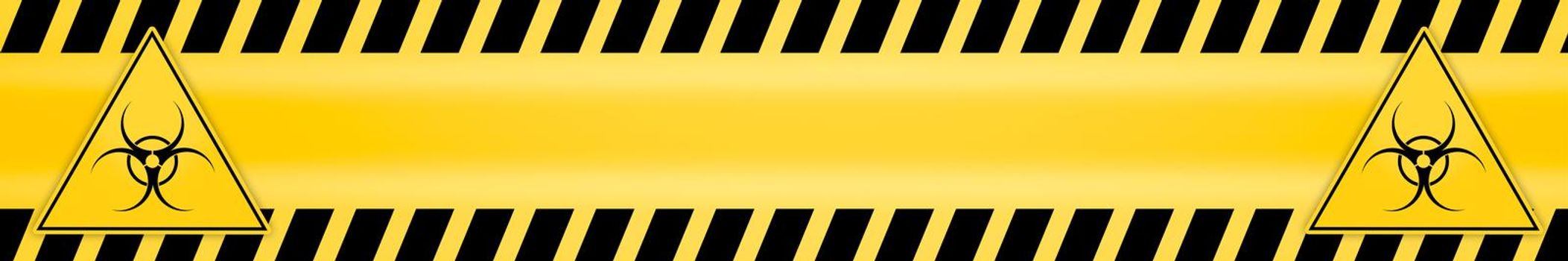 Danger ribbon and sign Attention biohazard and falling warning signs Caution tape restricted access safety and hazard stripes alert symbols