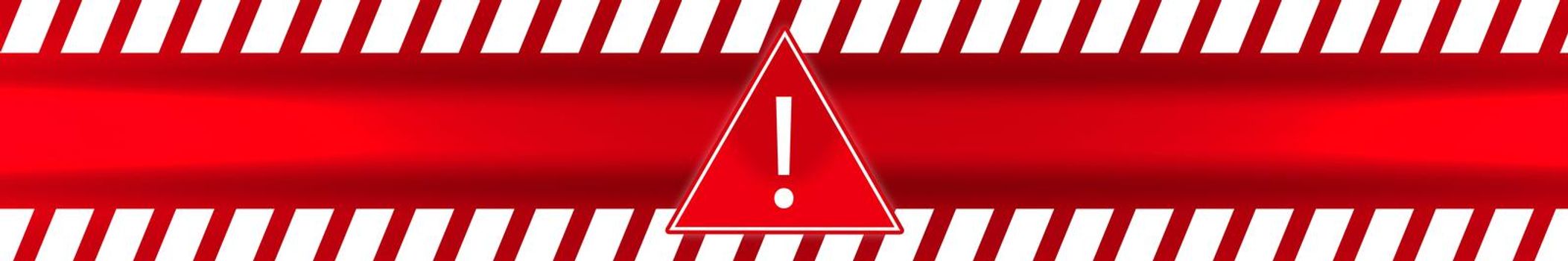 exclamation mark in triangle frame attention caution danger sign and warning line hazard warnings to attract attention 