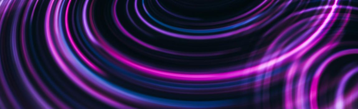 futuristic abstract glowing background twisted neon light curves