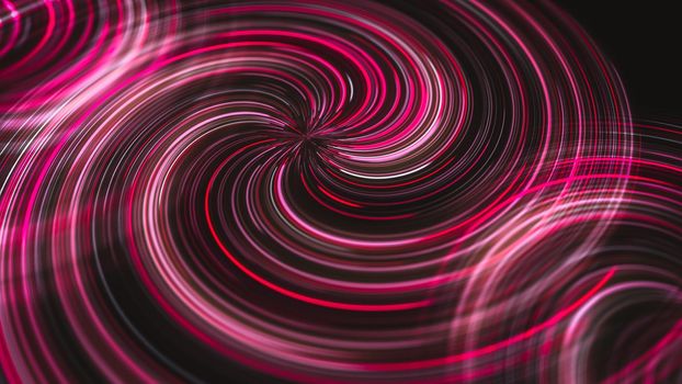 futuristic abstract glowing background twisted neon light curves