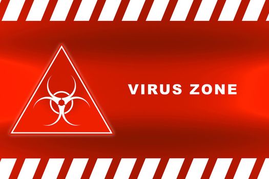 quarantine zone signbiohazard yellow caution attention of danger