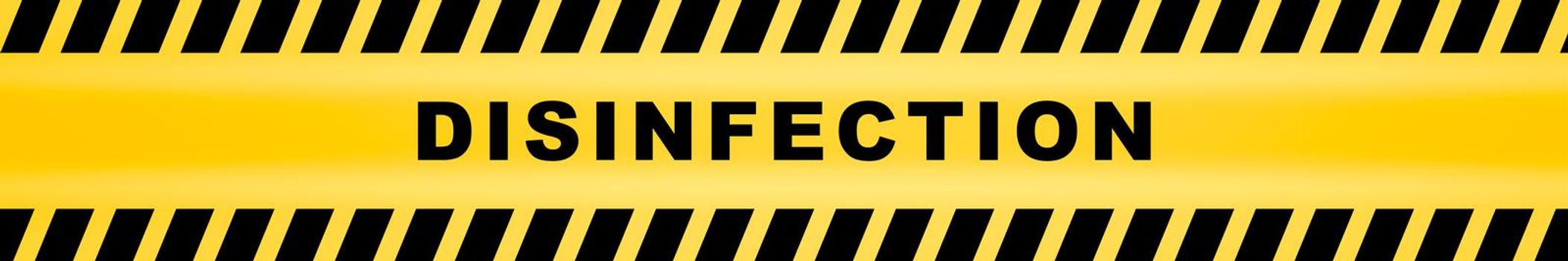 caution lines sign of biological disinfection worn hazard stripes warning tapes danger signs