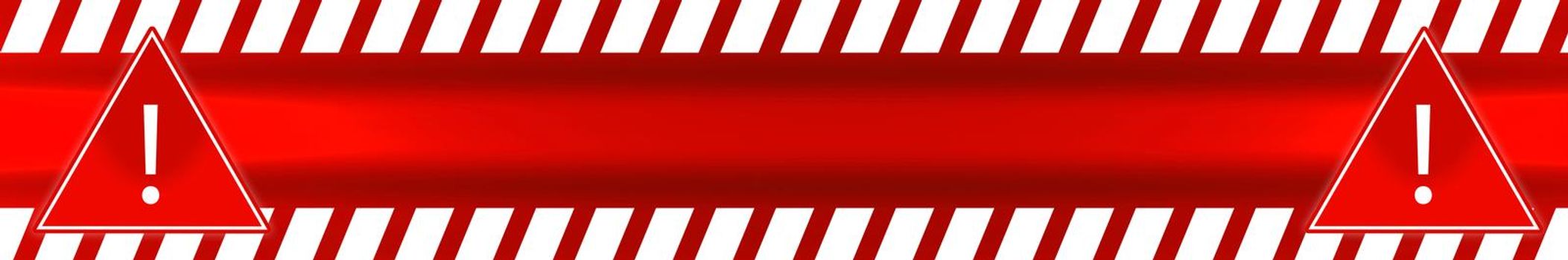 exclamation mark in triangle frame attention caution danger sign and warning line hazard warnings to attract attention 