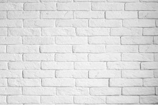 White brick wall retro background