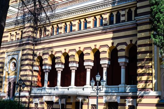 Famous Tbilisi State Opera House on Rustaveli avenue is one of the georgian capital landmark