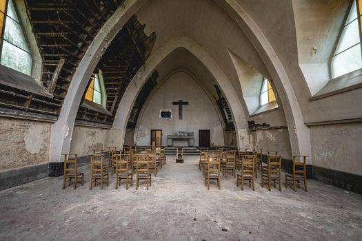 Urbex, abandoned old church somewhere in Belgium.