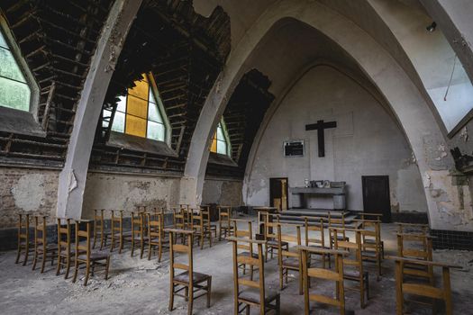Urbex, abandoned old church somewhere in Belgium.