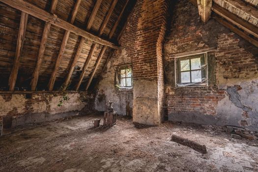 Urbex, Abandoned old farm somewhere in Belgium.