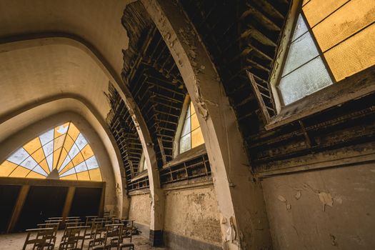 Urbex, abandoned old church somewhere in Belgium.