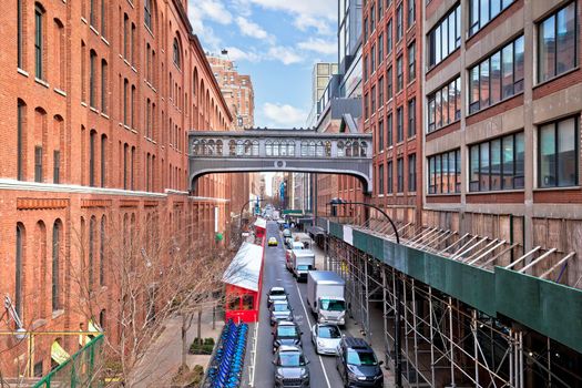 New York City W15th street Chelsea Market view, Meatpacking district NYC, United States of America