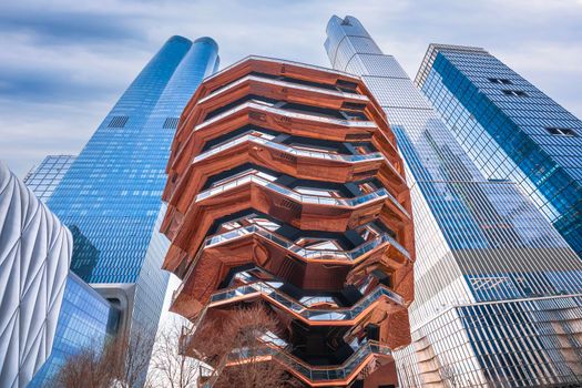 New York City Hudson Yards skyscrapers view, United States of America