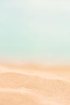 beach sand - travel, seascape, vacation and summer holidays concept