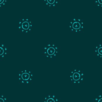 Hand Drawn Snowflakes Christmas Seamless Pattern. Subtle Flying Snow Flakes on chalk snowflakes Background. Attractive chalk handdrawn snow overlay. Noteworthy holiday season decoration.