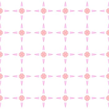 Textile ready delicate print, swimwear fabric, wallpaper, wrapping. Orange classy boho chic summer design. Watercolor medallion seamless border. Medallion seamless pattern.