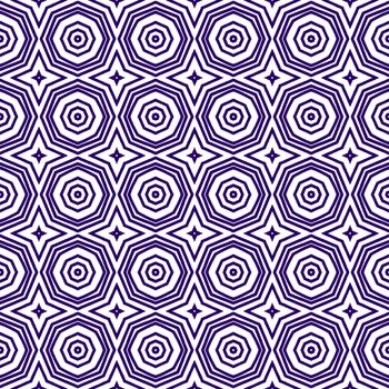 Chevron stripes design. Purple symmetrical kaleidoscope background. Geometric chevron stripes pattern. Textile ready quaint print, swimwear fabric, wallpaper, wrapping.