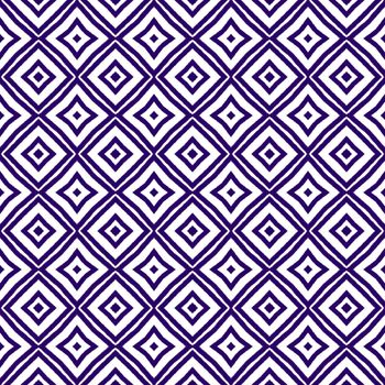 Striped hand drawn pattern. Purple symmetrical kaleidoscope background. Textile ready adorable print, swimwear fabric, wallpaper, wrapping. Repeating striped hand drawn tile.