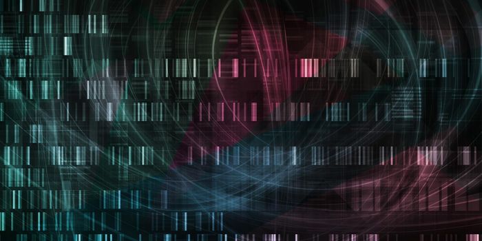 Medical Genetics or Genetic DNA Abstract Image