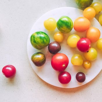 ripe tomatoes - organic vegetables and healthy eating styled concept, elegant visuals