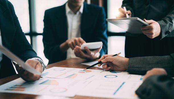Business People Planning Strategy Analysis Office Concept.