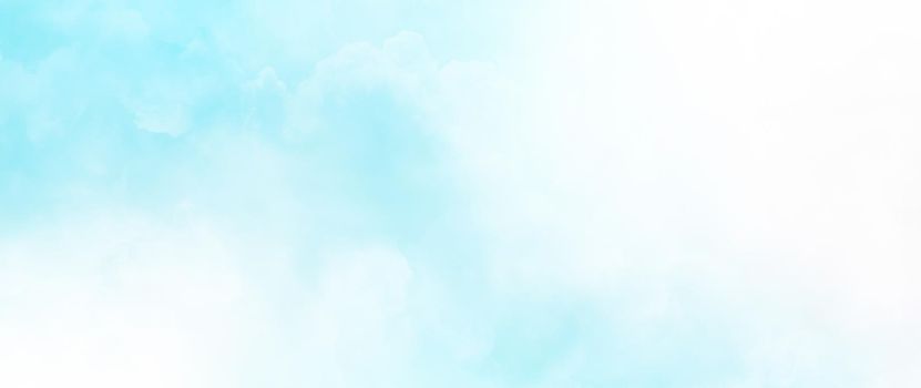 Colorful Clouds Watercolor Colored Banner Background Wallpaper Concept Celebration