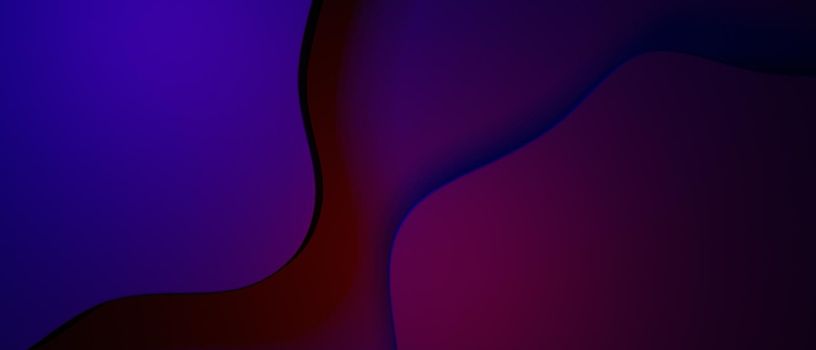 Minimal abstract design shapes fluid colorful gradients background 3D