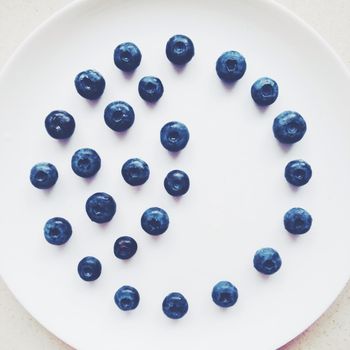 beautiful bluberries - fresh fruits and healthy eating styled concept, elegant visuals