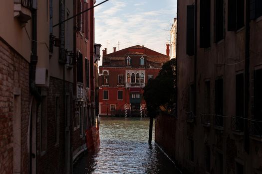 View of an historic building in Venice, Italy