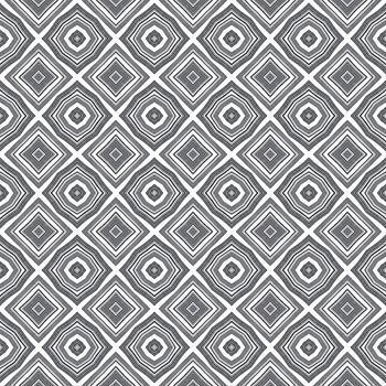 Arabesque hand drawn pattern. Black symmetrical kaleidoscope background. Textile ready artistic print, swimwear fabric, wallpaper, wrapping. Oriental arabesque hand drawn design.