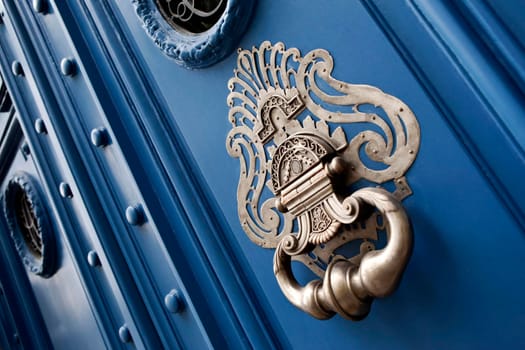Stylish French classic bronze door knocker 