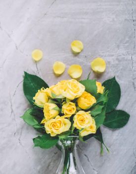 yellow roses - wedding, holiday and floral garden styled concept, elegant visuals