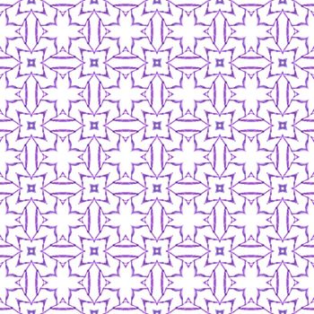 Ethnic hand painted pattern. Purple Actual boho chic summer design. Textile ready posh print, swimwear fabric, wallpaper, wrapping. Watercolor summer ethnic border pattern.