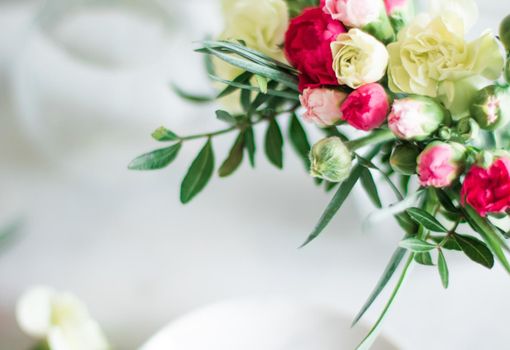florist bouquet design - wedding, holiday and floral garden styled concept, elegant visuals