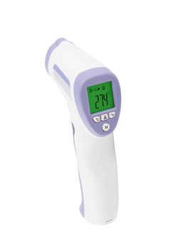 Electronic thermometer isolated on white background