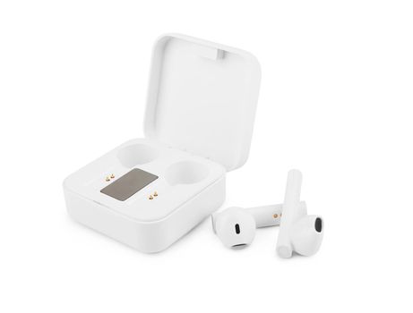 Wireless headphones isolated on a white background
