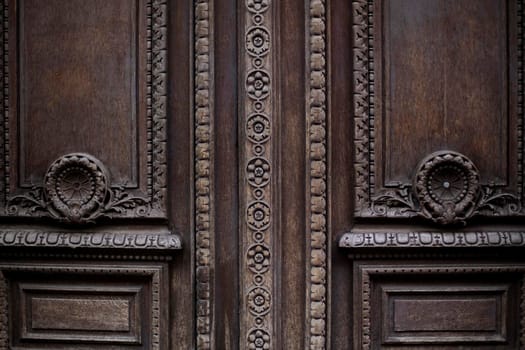 One of the old entrances of the Louvre Palace in Paris