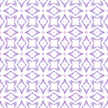 Textile ready precious print, swimwear fabric, wallpaper, wrapping. Purple extra boho chic summer design. Summer exotic seamless border. Exotic seamless pattern.