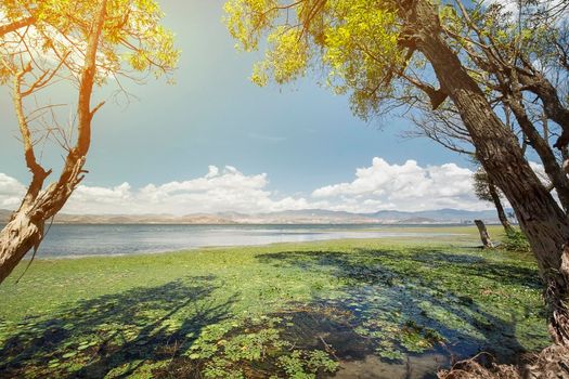 Erhai lake in Dali, Yunnan province, China.