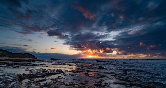 Relax in mediterranean sea sunset vacation beach