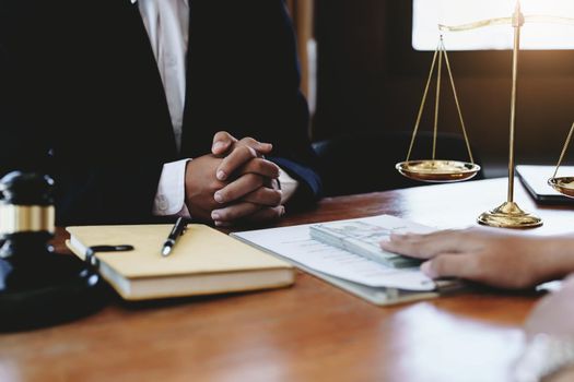 Fraudulent payment between lawyer and client.