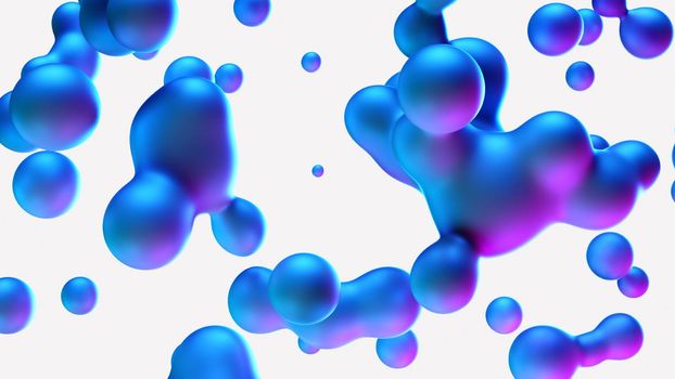 3d rendering Abstract Motion minimal art liquid background 4k